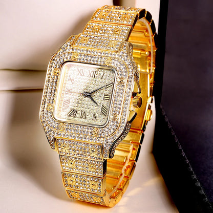 Set Reloj Bling Cubano Iced Out especial promoción